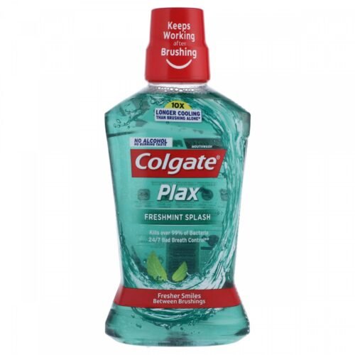 COLGATE PLAX FRESHMINT SPLASH MOUTH WASH 500ML