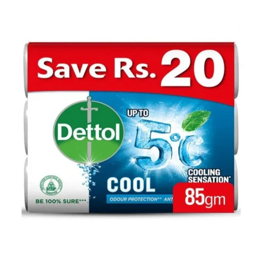 DETTOL COOL SOAP 3IN1 SAVE RS:20 (3X85G)