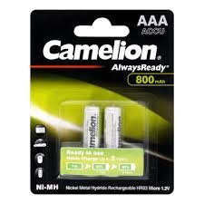 CAMELION ALWAYS READY AAA CELLS 800MAH
