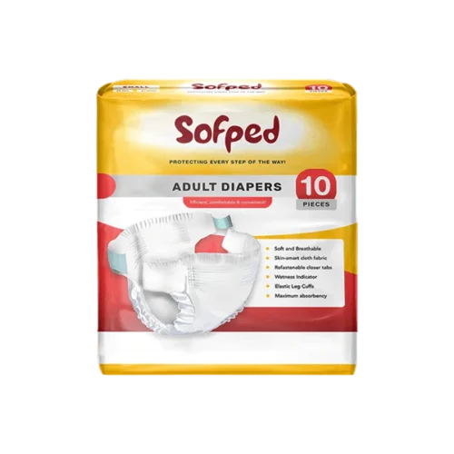 SOFPED ADULT DIAPERS M-10PCS