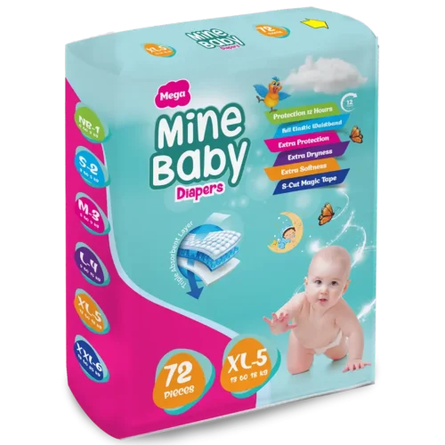 MINE BABY DAIPERS XL-72 (13-18KG)