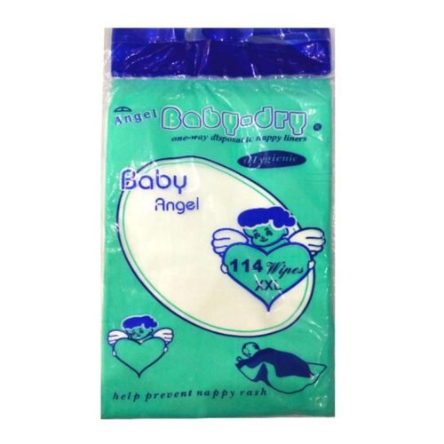 ANGEL BABY DRY ONE-WAY DISPOSIBLE NAPPY LINERS 114XXL