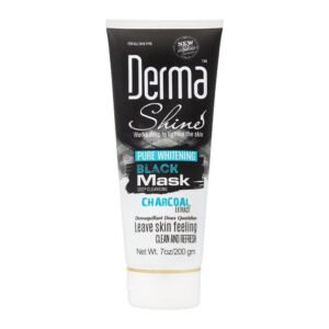 DERMA SHINE PURE BRIGHTENING BLACK MASK CHARCOAL 200G