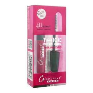 GLAMOROUS FACE 4D THICK EXTRA CURL EYE MASKARA 5ML