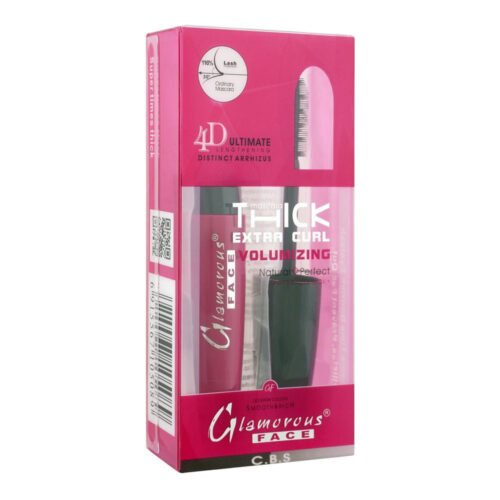 GLAMOROUS FACE 4D THICK EXTRA CURL EYE MASKARA 5ML