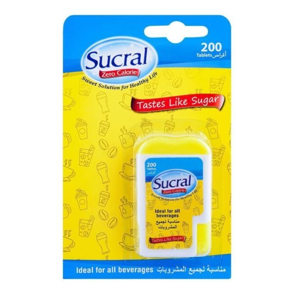 SUCRAL ZERO CALORIE SWEET POWDER 200PCS