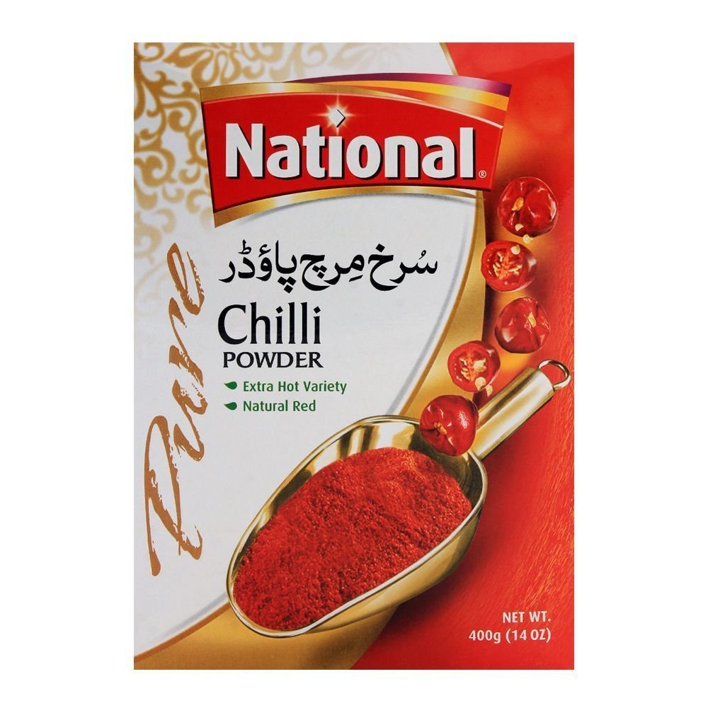 1016847-1.jpg NATIONAL RED CHILLI POWDER 400G - Image 1