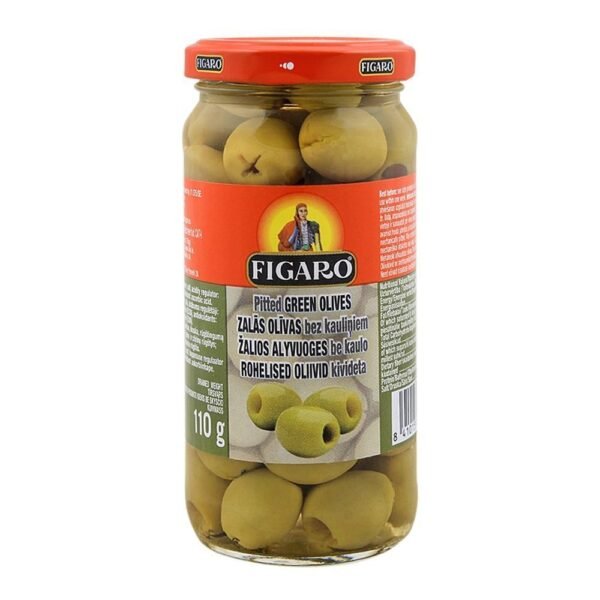 FIGARO OLIVES PITTED GREEN 240G