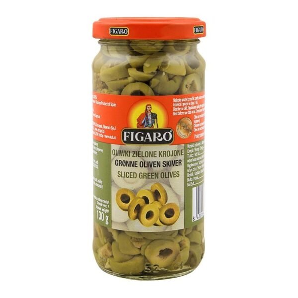FIGARO OLIVES GREEN SLICED 240G