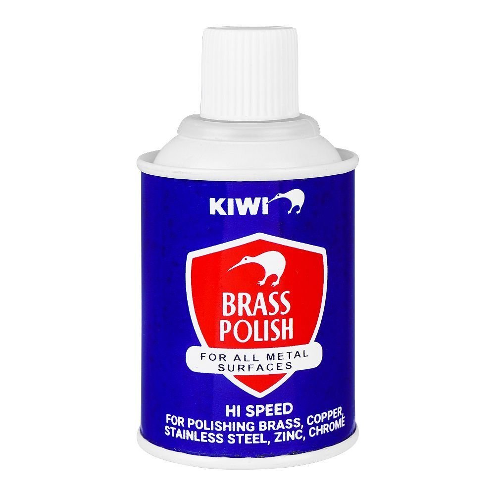1039783-1.jpg KIWI BRASS POLISH HI SPEED METAL SURFACES 100ML - Image 1