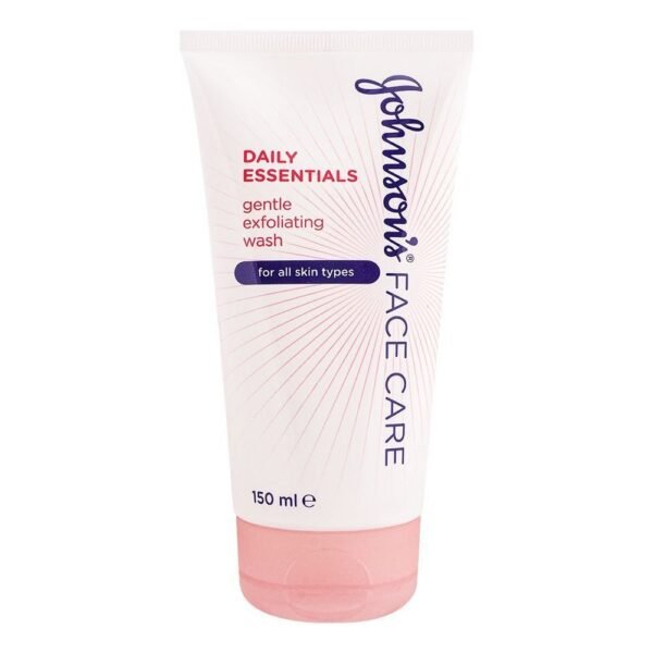 JOHNSONS FACE CARE GENTLE EXFOLIATING FACE WASH 150ML