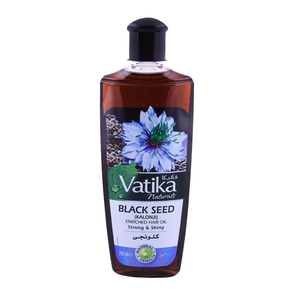 1093077-1.jpg VATIKA BLACK SEED HAIR OIL 200ML - Image 1