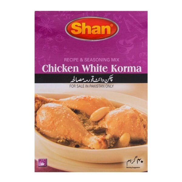 SHAN CHICKEN WHITE KORMA MASALA 40G