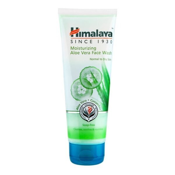 HIMALAYA FACE WASH MOISTURIZING ALOE VERA 100ML