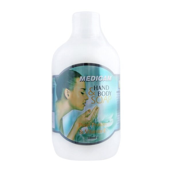 MEDICAM HAND & BODY SOAP PEARL PROTEIN & VITAMIN-E 500ML