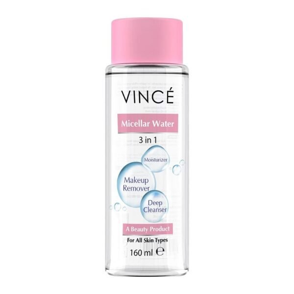 VINCE MICELLAR WATER 3IN1 MAKE UP REMOVER 160ML