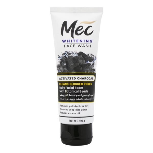 MEO WHITENING CHARCOAL FACE WASH 100ML