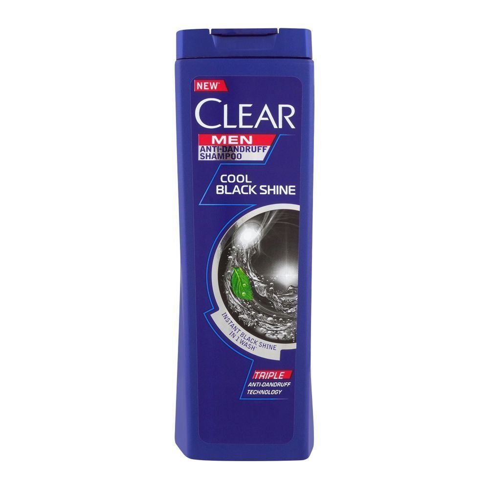 1218021-1-1.jpg CLEAR SHAMPOO COOL BLACK SHINE 380ML - Image 1