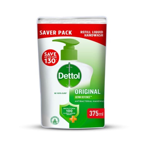 DETTOL  ANTI-BACTERIAL HAND WASH ORIGNAL REFILL POUCH 375ML