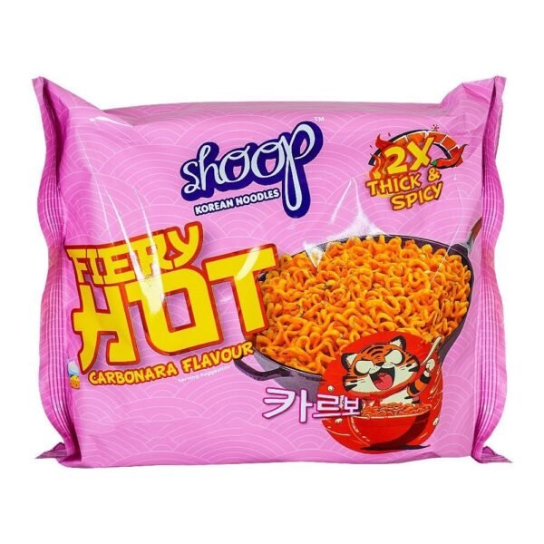 SHOOP FIERY HOT CARBONARA KOREAN NOODLES 140G