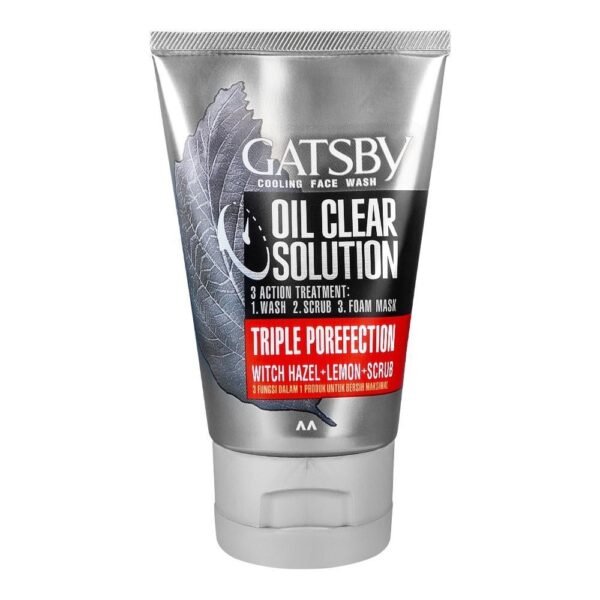 GATSBY FACE WASH TRIPLE ACTION TREATMENT 100G