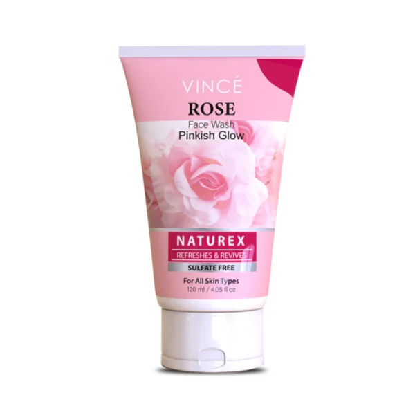 VINCE ROSE PINKISH SKIN GLOW FACE WASH 120ML