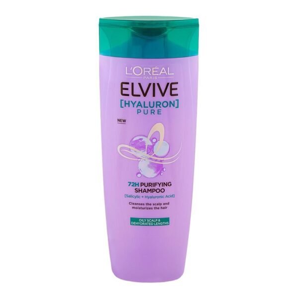 LOREAL ELVIVE 72H PURIFYING SHAMPOO 360ML