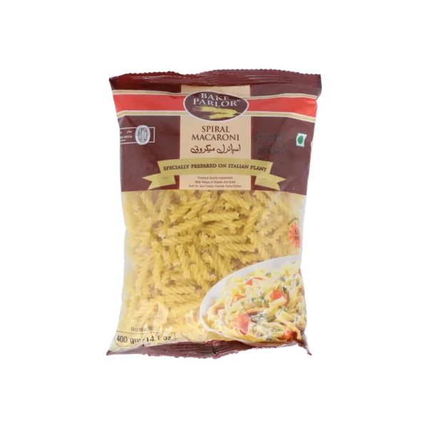 BAKE PARLOR SPIRAL MACARONI PASTA 400G