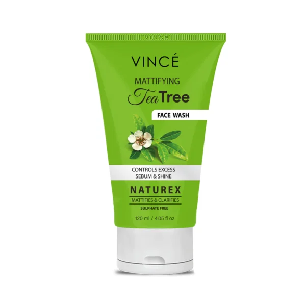 VINCE TEA TREE FACE WASH 120ML