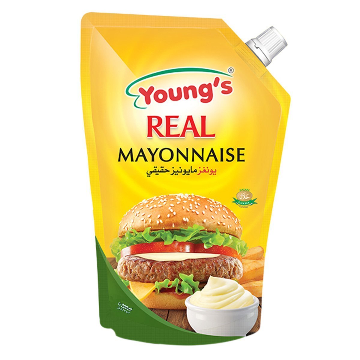 YOUNG'S REAL MAYONNAISE 200ML - Image 1
