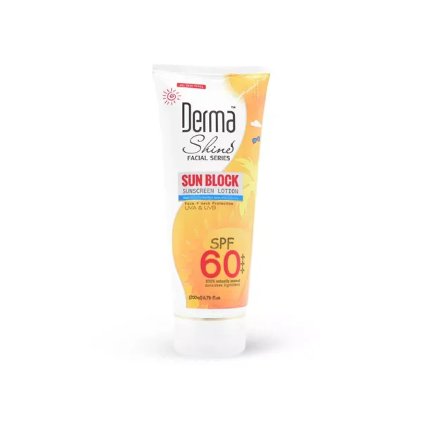 DERMA SHINE SUN BLOCK SPF 60 200G