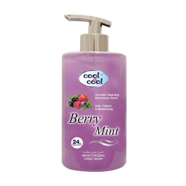 COOL & COOL HAND WASH BERRY MINT ANTI-BACTERIAL 500ML - Image 1