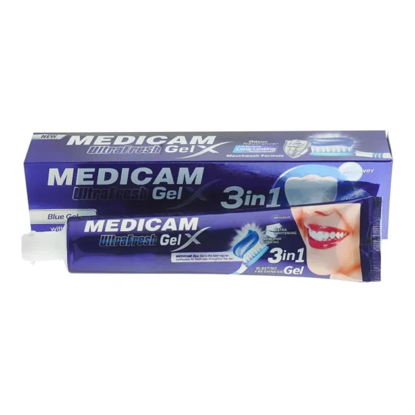 MEDICAM ULTRA FRESH BLUE GEL BLASTING FRESHNESS 125G