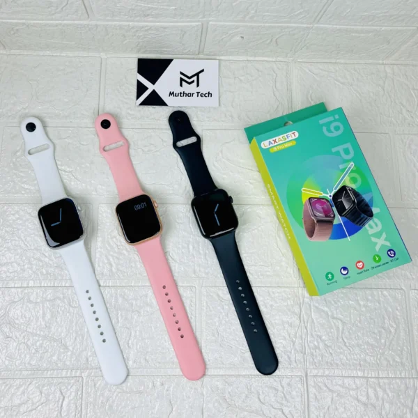 LAXASFIT i9 PRO MAX SMART WATCH 1.19 DISPLAY