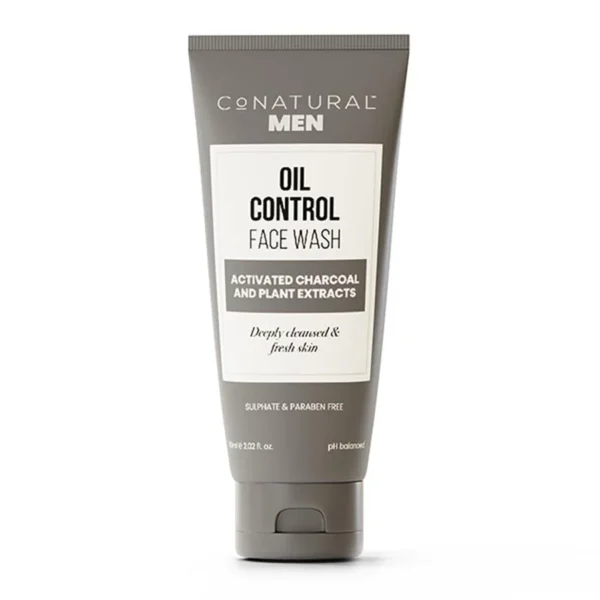 CO NATURAL OIL CONTROL MEN FACE WASH 60ML