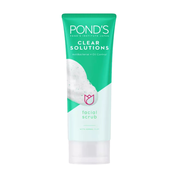 PONDS FACIAL SCRUB ANTI-BACTERIAL & OIL CONTROL SOLUTION 100G