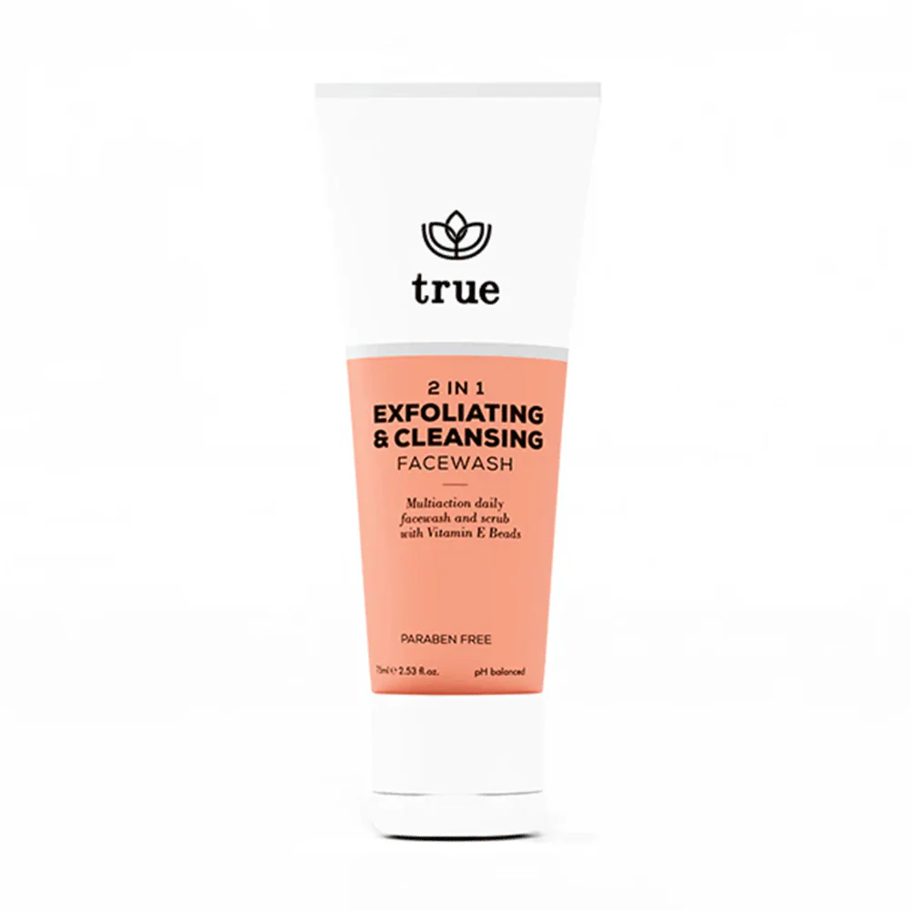 3655453666615 TRUE FACE WASH CLEANSING SKIN 75ML - Image 1
