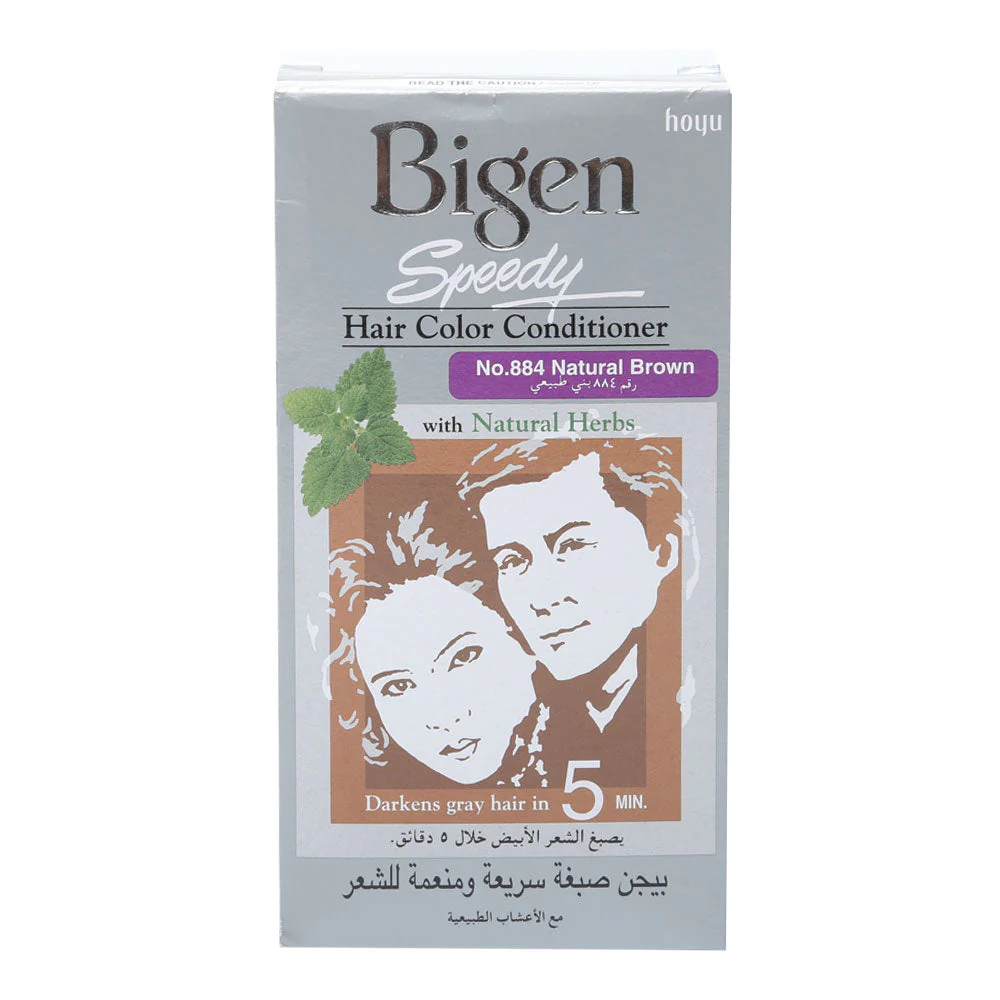 4987205001079.webp BIGEN SPEEDY HAIR COLOR CONDITIONER NATURAL BROWN (NO.884) - Image 1