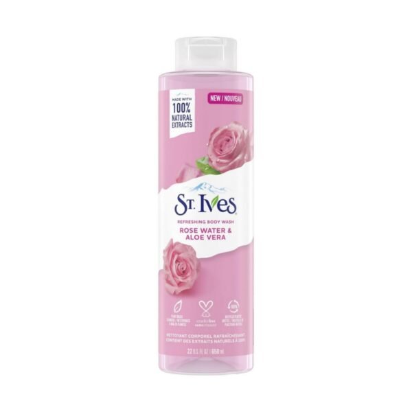 STIVES ROSE WATER BODYWASH 700ML