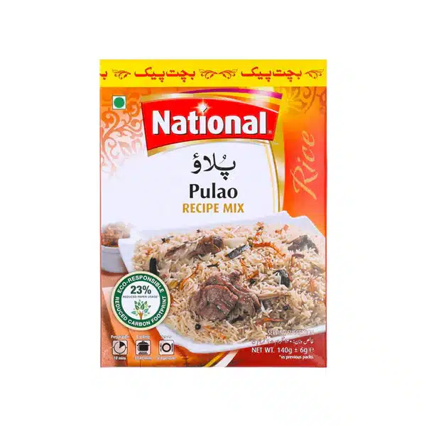 620514010359_grande.webp NATIONAL PULAO MASALA 140G - Image 1
