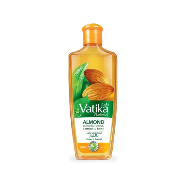 VATIKA  HAIR OIL ALMOND ENRICHED SOFT & SHINE 200ML