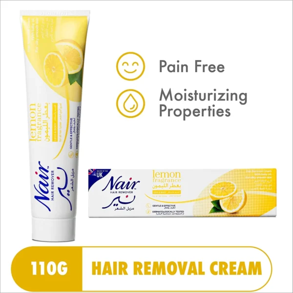 NAIR LEMON HAIR REMOVER CREAM 110G