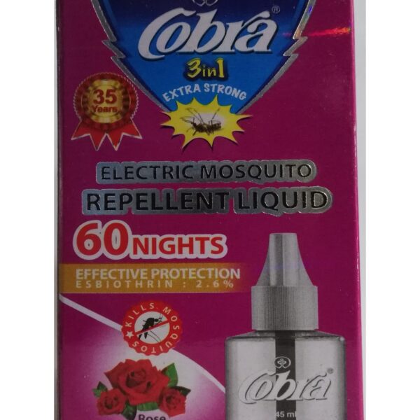 COBRA MOSQUITO REPELLENT LIQUID 60NIGHTS REFIL