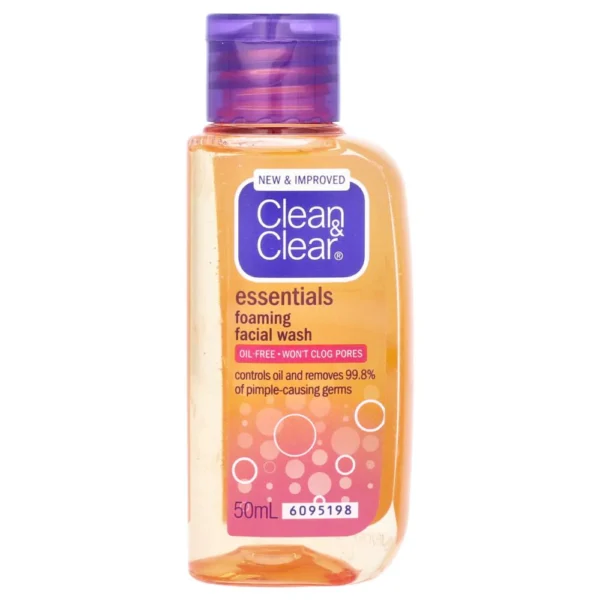 CLEAN & CLEAR FOAMING FACIAL WASH 50ML