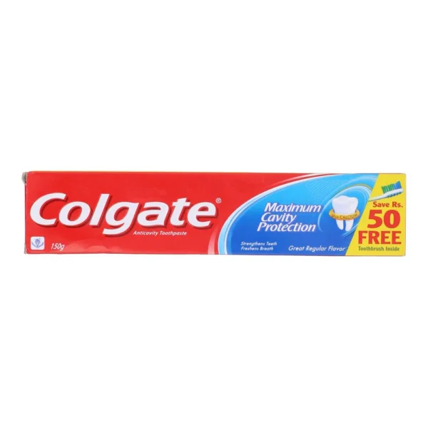 COLGATE MAXIMUM CAVITY PROTECTION TOOTH PASTE 150G