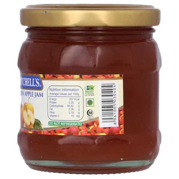 MITCHELL'S GOLDEN APPLE JAM 200G