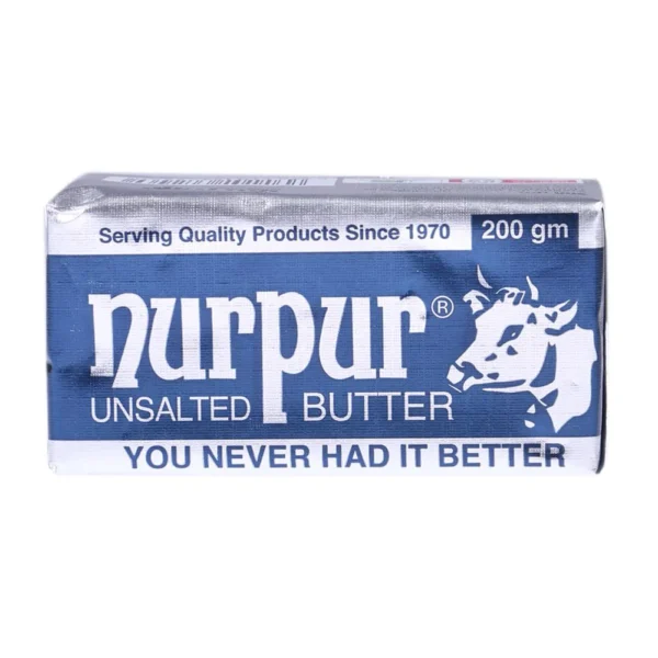 NURPUR UNSALTED BUTTER 200G