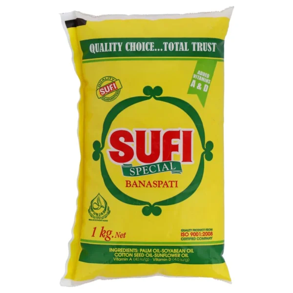SUFI BANASPATI GHEE POUCH 1KG
