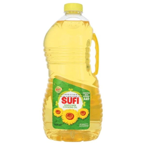 SUFI SUNFLOWER COOKING OIL BOTTLE 4.5L