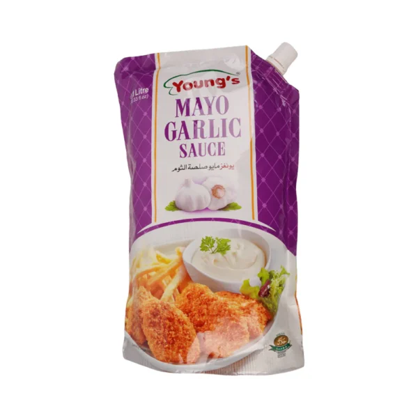 YOUNGS MAYO GARLIC SAUCE 1POUCH 1000G